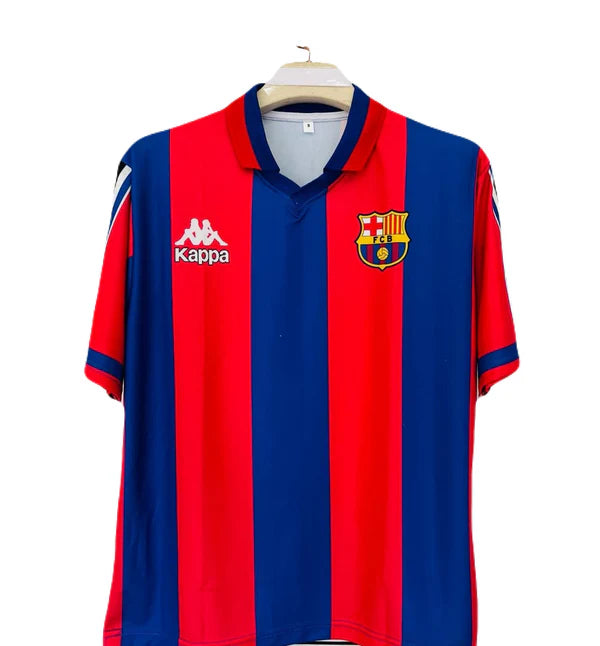 1996/97 home jersey barcelona five sleeve ronaldo