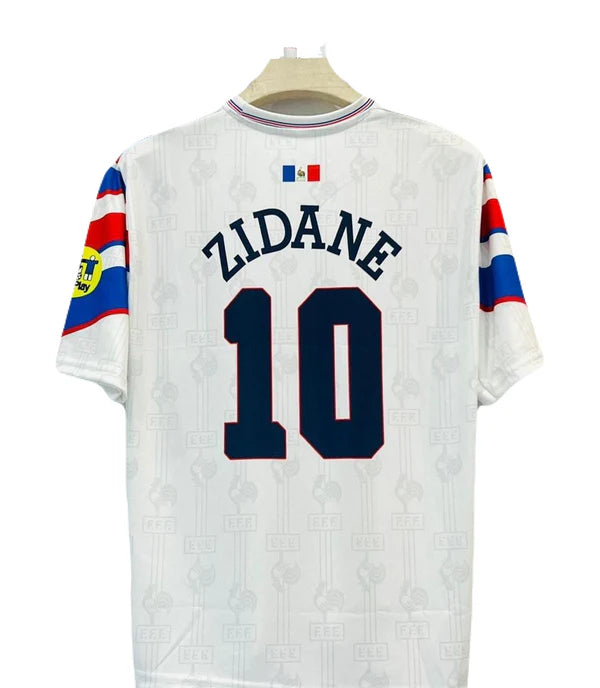 France 1996 away jersey zidane five sleeve